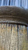 Two wooden Doric Columns c1911