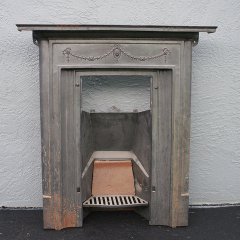 Federal Style Metal Fireplace